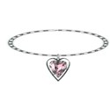 bracelet with heart charm