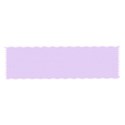 small lilac strip wavy edge for layering