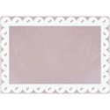 lilac oblong heart petal paper