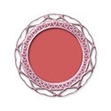  circle heart frame pink