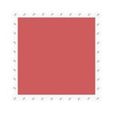 white heart petal frame square