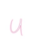 Pink-Lowercase-u