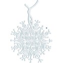 Ice Blue Snowflake