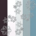 Palette with Snowflakes