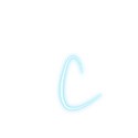 Cyan-Lowercase-c