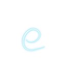 Cyan-Lowercase-e