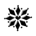 snowflake2black