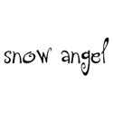 wordartsnowangel