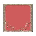 rose gold frame square love word art frame