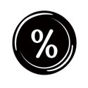 0 percent sign