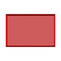 redhorizontalstitchedframe