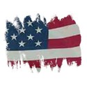 American Flag ragged edges