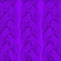 purplecableknitpaper