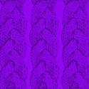 purplecableknitpaper