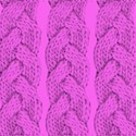 pinkcableknitpaper