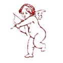 cupid arrow red