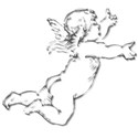 cupid fly silver