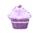 lilac cake case cupcake