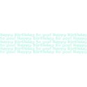 happy birthday overlay layering paper