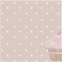 pink star cupcake background