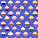mid blue cupcake paper layering 