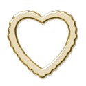 Frill heart High gold