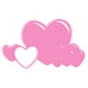 String Heart Pink Bevel