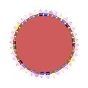 cupcake frame circle 