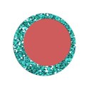 frame (2) glitter teal