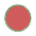 frame glitter circle green