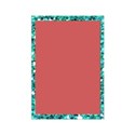 frame glitter teal