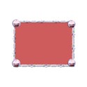 red cupcake frame