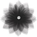 black flower