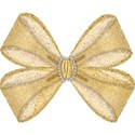 gold single bow