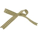 checkered bow green