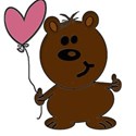 valentinebeardarkpinkballoon