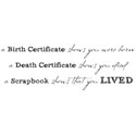 birth death certificate
