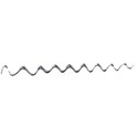 wiggly silver line