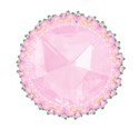 lightest pink jewel flower center