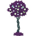 purple and green tree