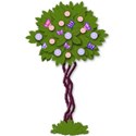 small light green butterfly tree tree