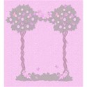 faded tree paper layering paper