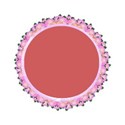 flower round circle frame