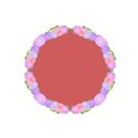 flower round circle frame