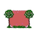 tree landscape frame wiggly