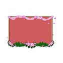 flowers and butterflies landscape frame