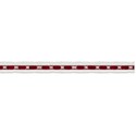 cream lace red ribbon slotted