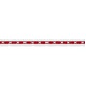 deep red ribbon