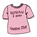 today i am tshirt pink