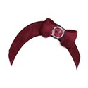 red bow jewel head band